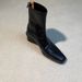 ShoeVault In Stock~ Thick Sole Wedge Square Toe Stretch Slim New Style Back Zipper High Heel Short Commuter Single Boots_vogvips.com