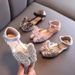 Girls Little Big Children Baotou Rhinestone Princess Dance Shoes Show Shoes Butterfly Pearl_vogvips.com