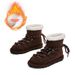 Genuine Leather Snow 2025 Winter New Style Fleece-Lined Warm Lace-Up Short Casual Versatile Thick-Soled Martin Boots For_vogvips.com