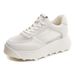 White Sneakers For Women 2025 New Spring/Summer Platform Thick Sole Dad Height Increasing Versatile Breathable Casual_vogvips.com