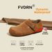 Waterproof Women's Flat Shoes Soft Sole Cowhide Loafers New Autumn Winter 3cm New_vogvips.com