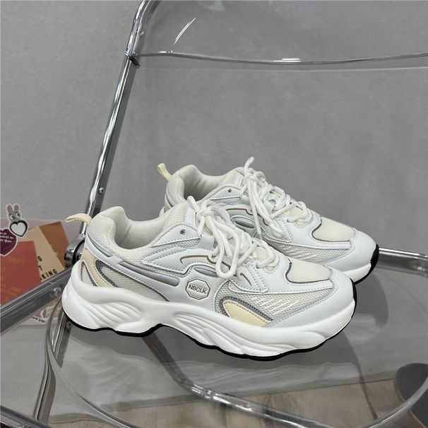 P6 2023 Spring And Autumn New Student Casual Harajuku Sneakers Women's Fashion Street Photography Platform Booster Retro Dad Shoes_vogvips.com