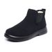 Cross Border Foreign Trade Winter Velvet Women's Cotton Shoes, Warm Mother's Shoes, Flat Bottomed Comfortable Versatile Short Boots, Anti Slip Snow Bo_vogvips.com
