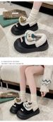 Women Wearing Thick And Fleece Cotton Shoes For The Autumn And Winter Of 2025_vogvips.com