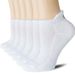Cotton socks sports men's and women's running socks solid color casual short tube four seasons boat socks_vogvips.com
