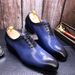 Leather Shoes For Men Manual Color Leather Shoes For Men Pointed Business Casual Leather Shoes For Men_vogvips.com