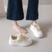 Little White Shoes Female And Female Students Leisure Sports Versatile Board Shoes Street Shooting_vogvips.com