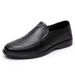 Spring Autumn New Set Of Casual Le Fu Lightweight Leather Middle-aged And Elderly Men's Shoes, Lazy Shoes_vogvips.com