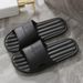 Summer Slippers Indoor Bathroom Non-Slip Couple Slippers, All-Season Home Use, Soft Sole Comfortable Sandals For Women,_vogvips.com