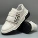 Thick-Soled White Sneakers For Men, Autumn New Lightweight Loafers, Genuine Leather Breathable Fashion Trendy Shoes,_vogvips.com