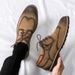 Large Size 46 Brogue British Style Lace-up Men's Breathable Casual Business Leather Shoes_vogvips.com