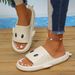 Summer Home Shark Slides For Women Eva Indoor Bathroom Comfort Cloud Slippers Woman Anti Slip Beach Flip Flops Soft_vogvips.com