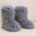 Women's Shoes spring new women's outdoor suede winter snow boots fur boots high_vogvips.com