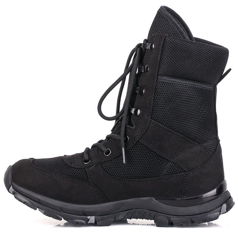 Small Black Outdoor Hiking Shoes Men's Shoes Breathable Non-slip Hiking Shoes Tactics_vogvips.com