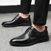 2022 New Autumn Winter Men's Formal Leather First Layer Cowhide Business Korean Style Casual British Office Shoes_vogvips.com