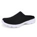 Summer Mesh Breathable Home Indoor Slippers Men Thick Bottom Slides Fashion Couple Walking Shoes Chanclas Hombre_vogvips.com