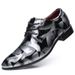 Merden 2283 pointed leather shoes plus size men's shoes party crystal surface leather shoes men 38-48 in stock quick hair_vogvips.com