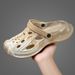 Camouflage Cave Men's Outdoor EVA Trendy Summer Baotou Sandals Water Outward Wearing Driving Beach Shoes_vogvips.com