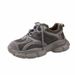 Summer Mesh Dad For Women 2024 New Breathable Lace-up Casual Running Versatile Sports Trendy Shoes_vogvips.com