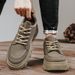 European Warm Series Low-top Martin Boots For Men, Autumn New Wear-resistant Work Thick-soled Height-increasing British Style Casual Men's_vogvips.com