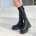 Elastic Platform Thick Sole Women Soft Leather Over-the-Knee Slim Dark Martin Trendy Long Boots Super Cool_vogvips.com