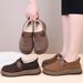 for Women Winter Style Outdoor Casual Women's Furry Cotton Shoes Slip-On Thick-Soled Warm Snow Boots_vogvips.com