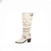 Pointed Toe White High For Women, New Summer Style, Over-the-Knee Thick Heel Riding Boots, Slimming Long Boots With Wide_vogvips.com