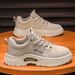 European Warm Series Autumn Winter Thick Sole Work Non-Slip Wear-Reitant Men' Safety Trendy 2025 New Fleece-Lined Cotton Shoe Martin_vogvips.com