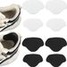 Self-Adhesive Shoe Repair Patches – Heart-Shaped Anti-Slip Insoles For Sneakers & Boots (4-Piece Set, White/Black, Ultra-Fiber Fabric)_vogvips.com