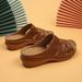 New Thick Bottom Hollow Carving Slippers For Women With Slope Heels And Open Toed Beach Shoes_vogvips.com