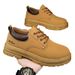 Men's Work Boots Slip-Resistant Durable Casual Shoes For Outdoor Hiking Construction With Rubber Sole Work Wear Labor Protection Shoes_vogvips.com