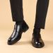 New business formal inner height-raising leather shoes for men light pointed toe cover shoes_vogvips.com