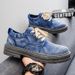 Summer New Arrival Men's Denim Work Shoes 2026 Casual Outdoor Hiking Shoes plus Size for Young People_vogvips.com