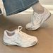 Niche Design Silver Women's Dad With Mesh Breathable Retro Sneakers, Makes Feet Look Smaller, Versatile, Lightweight_vogvips.com