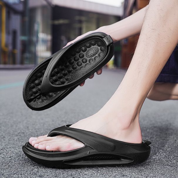 Men’s Shoes Casual Flip Flops Men's Slippers Summer New Style Outdoor Wear Home Sports Wear Resistant Beach Sandals_vogvips.com