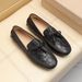 New Genuine Driving White Loafers Casual Slip-On Lazy Fashion Summer Leather Shoes_vogvips.com