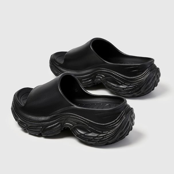 2025 New Type One Word For Women's Summer Outerwear, Thick Bottom, Increased Height, Stepping On Shit Feeling, Internet_vogvips.com