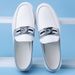 Spring 2026 New Casual Versatile Shoes Genuine Leather Soft Sole Driving Loafers_vogvips.com