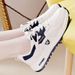 Plus Size W's Sneakers 2025 New Spring Hot Korean Style Versatile Lightweight Running Leather Casual Dad Shoes For_vogvips.com