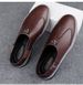 Men's Shoes Breathable Hand Scratch Business Casual Leather Shoes Soft Sole Soft Surface Board Shoes Driving Shoes Doudou Shoes_vogvips.com