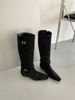 2025 Niche Fashion Pleated Belt Buckle Slimming Over-the-Knee Wedge Long Western Cowboy Boots For Women_vogvips.com