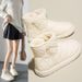 Women's Shoes Plush High Top Snow Boots Women Winter New Student Ins Version Warm Casual Shoes Cotton Shoes Women RM883_vogvips.com