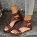 Summer New Foreign Trade Large-size Flat-soled Zipper European And American Style Slip-on Sandals, Direct From The_vogvips.com