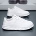 Summer Men's New Breathable White Versatile Thick Soled Sports Casual Board Shoes, And Trendy Shoes For Male Students_vogvips.com