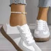 2025 Autumn New Flat Sports For Women Fashionable Mixed Color Lace Up Vulcanized Comfortable Casual Shoes_vogvips.com