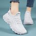 Women's Summer Fashion New Running Mesh Breathable Thick Soled Forrest Gump Korean Edition Sports Shoes_vogvips.com