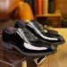 Summer New Men's Business Dress Crocodile Pattern Blok Wedding High End British Style Genuine Leather Derby Shoes_vogvips.com