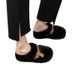 Furry For Women, High-End Feel, Outdoor Wear, 2025 New Winter Trend, Internet Celebrity European Style, Home Thick-Soled_vogvips.com