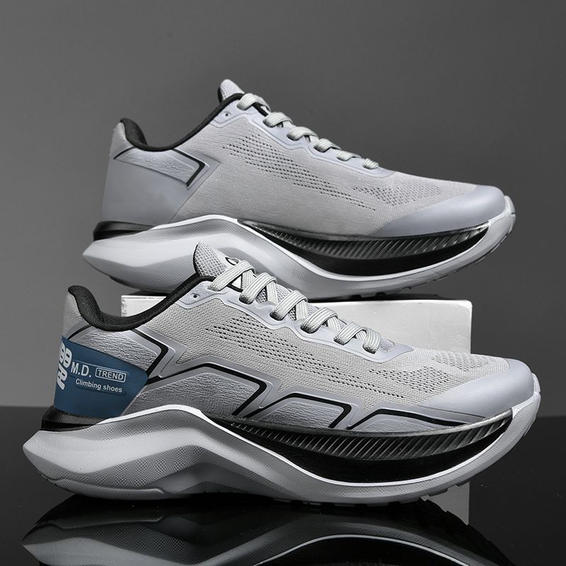 Men's Shoes Spring New Mesh Breathable Professional Running Shoes Shock-absorbing Rebound Running Shoes Soft-sole Sneakers_vogvips.com