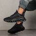 Fashion Casual Men's Breathable Mesh Running Youth Fried Dough Twists Soled Sports Men's Fashion Shoes Large_vogvips.com